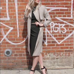 424 Fifth trench coat
